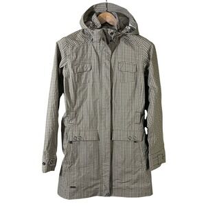 Outdoor Research Women Plaid Hooded Lightweight Jacket Small